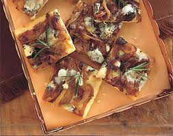 Blue Cheese and Onion Squares